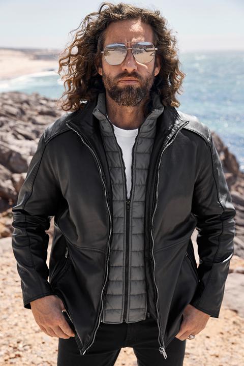 Actual product image JP1880 Lamb Nappa Leather Jacket (4XL)