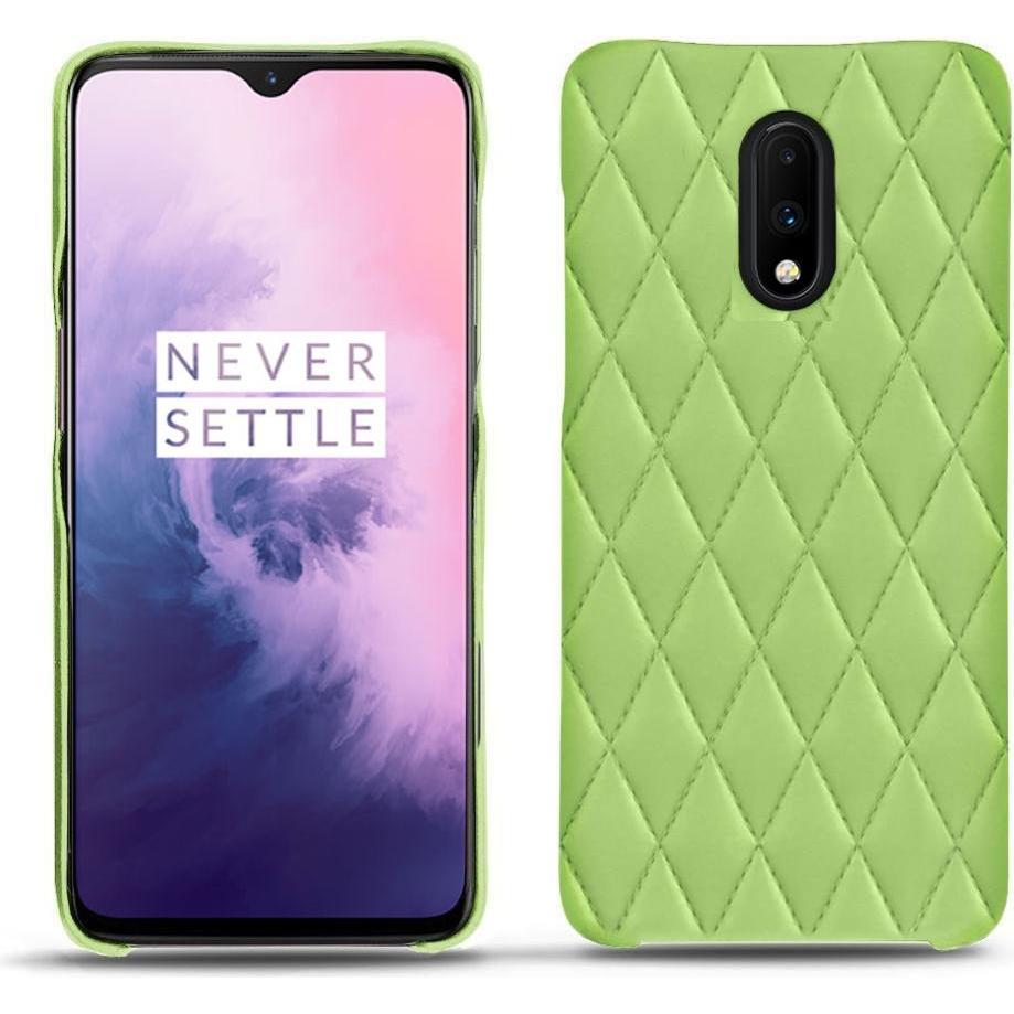 Thumbnail - Noreve Lederschutzhülle (OnePlus 7), Smartphone Hülle, Grün