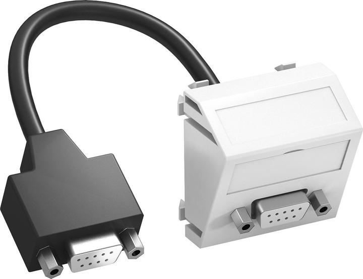 Actual product image OBO Bettermann OBO MTS-DB9 F RW1 Multi-media device D-Sub9 w. cable, socket-B