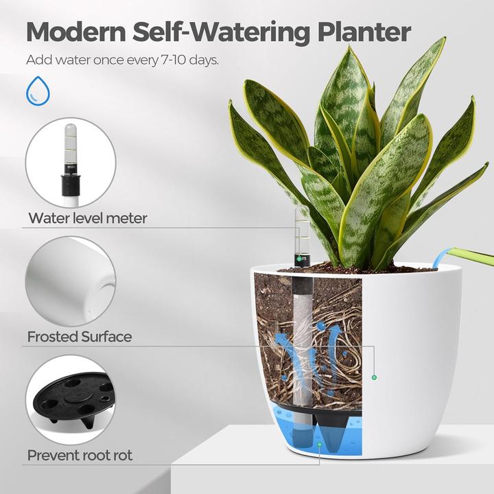 Produktbild T4U Selbstwässernder Blumentopf