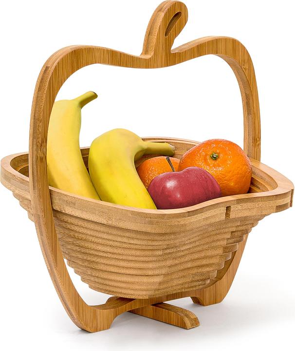 Relaxdays Faltkorb Apfel (29.5 x 22.5 x 27 cm)
