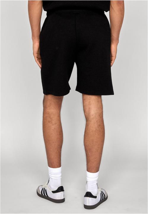 Image du produit Urban Classics Thermal Waffle Shorts black S (S)