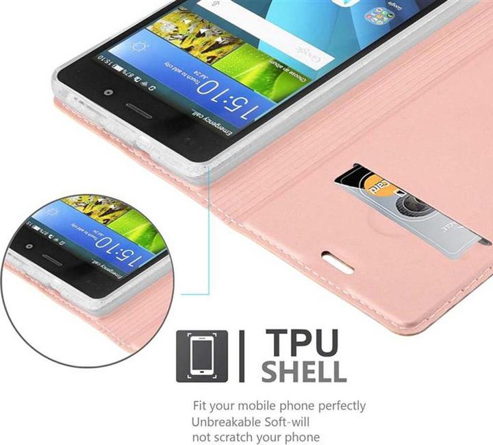 Actual product image Cadorabo Book Classy Style Cover (Huawei P8 Lite)