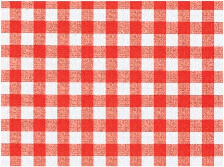 D-C-Fix Tischdecke Avanti 140 cm x 180 m, Rot/Weiss (180 x 140 cm)