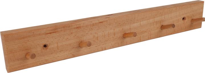 Actual product image Bürstenhaus Redecker Hook rail with 5 hooks beech 49 cm