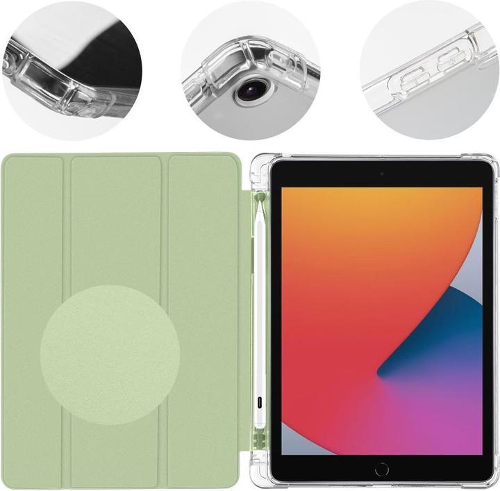 Actual product image NoName OBAL:ME MistyTab Case for iPad 10.2 2019/2020/2021 Light Green (iPad 10.2 2019)
