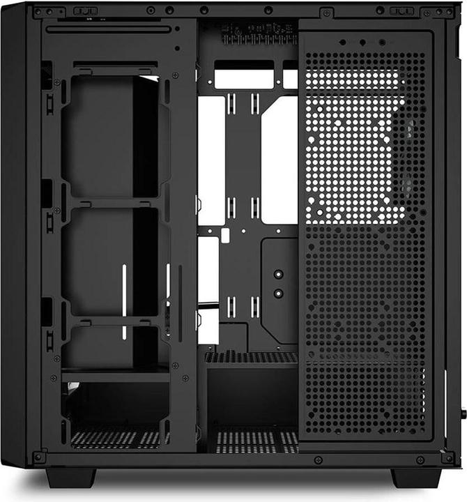 Actual product image Sharkoon Rebel C70G RGB ATX Black (ATX, mATX, Mini-ITX)