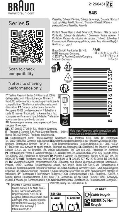 Produktbild Braun 54B (1x)