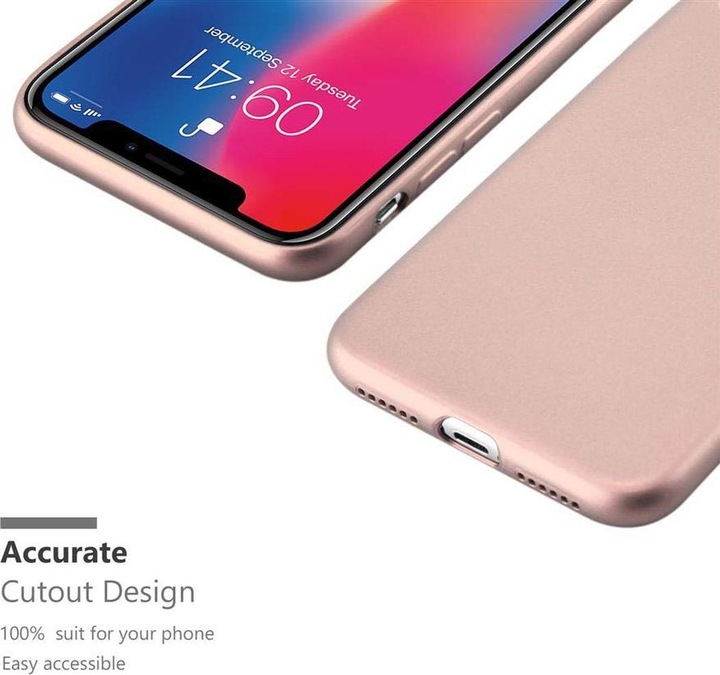 Produktbild Cadorabo TPU Matt Metallic Cover (Apple iPhone X)