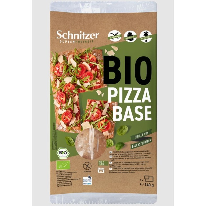 Produktbild Schnitzer Bio Pizzabase glutenfrei Einzelpackung (140g) (140 g)