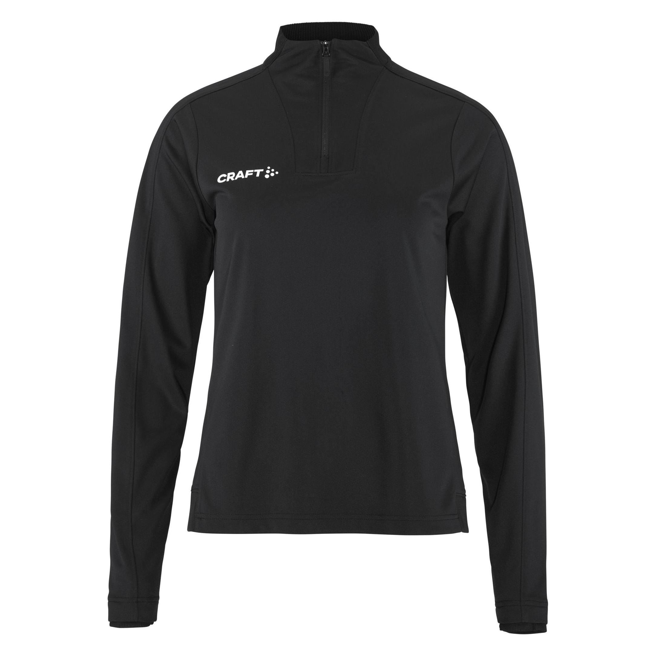 Craft, Damen, Sportshirt, Evolve 2.0 Half Zip W (L), Schwarz, L