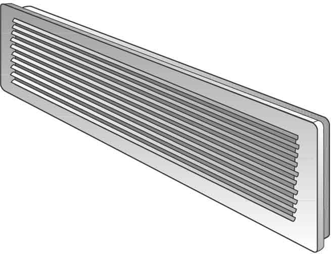 Produktbild Helios Türlüftungsgitter