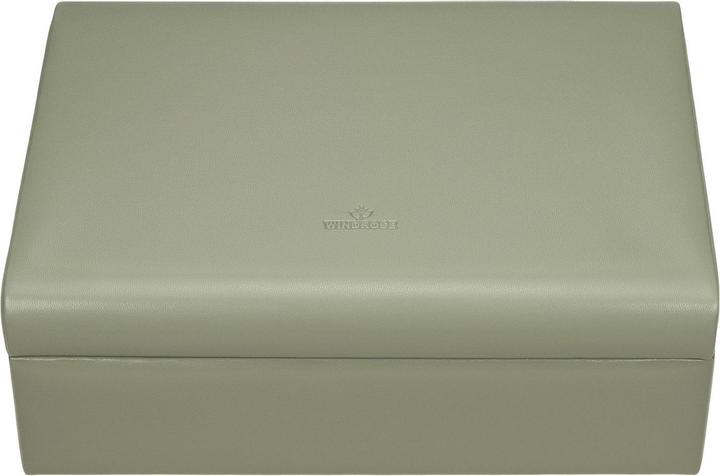 Windrose 803350.14 - Charm box with 2 removable inserts Merino Moda sage