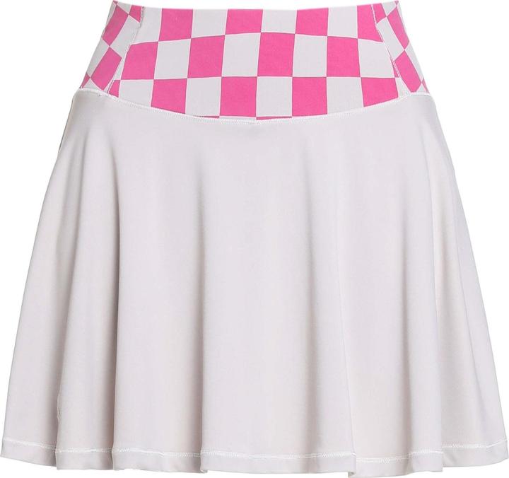 Bellemere Skirt Checkered High-Waisted A-Skirt (L)