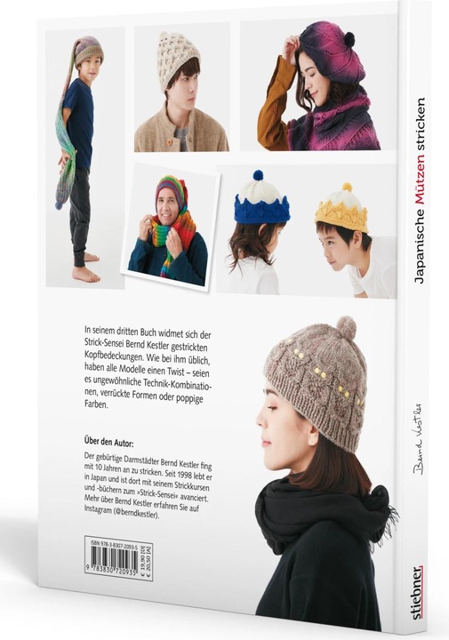 Immagine prodotto Japanische Mützen stricken. 48 neue Projekte vom Strick-Sensei (Tedesco, Bernd Kestler, 2021)