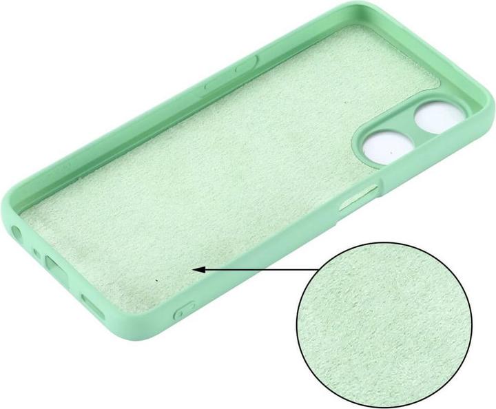 Image du produit Cover-Discount OPPO A78 5G - Housse en caoutchouc silicone vert (Oppo A78 5G)