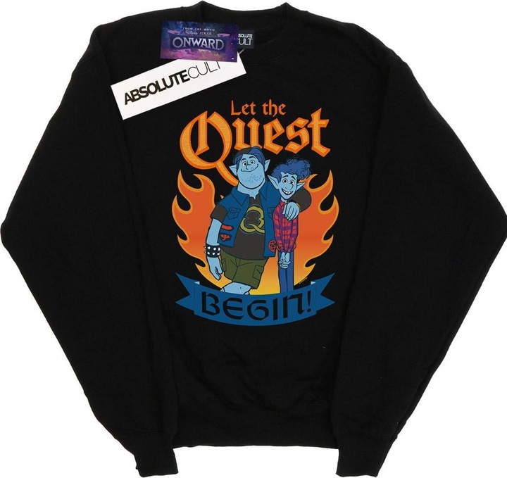 Actual product image Disney Mens Onward Let The Quest Begin Sweatshirt (4XL)