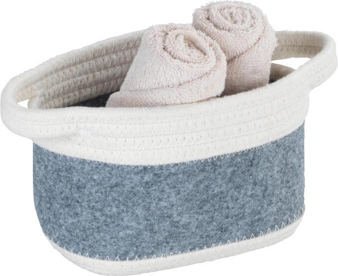 Actual product image Wenko Felt Basket Bea Light Grey (13 cm)