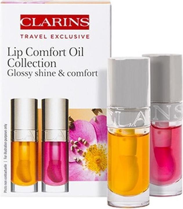 Clarins Lip Comfort Oil Collection Gift Set - 2 X 7 Ml (Lippenöl, 14 ml)