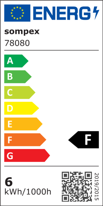 Energie-Label Sompex Svamp (210 lm)