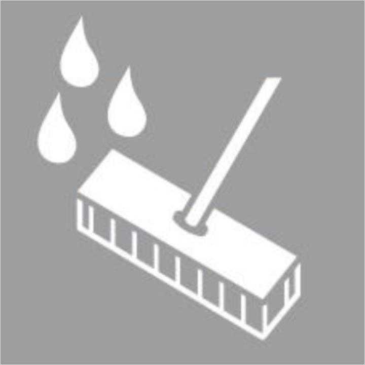 Actual product image Nölle Hall broom Arenga, 600 mm, with handle hole (1 pcs.)