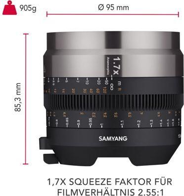 Actual product image Samyang V-AF Anamorphic Adapter