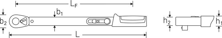 Actual product image Stahlwille 721QR (1/2", 40 - 200 Nm)