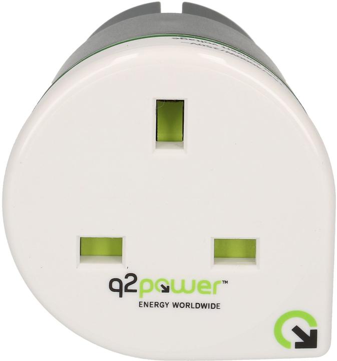 Produktbild Q2 Power Reiseadapter Grossbritannien nach Europa
