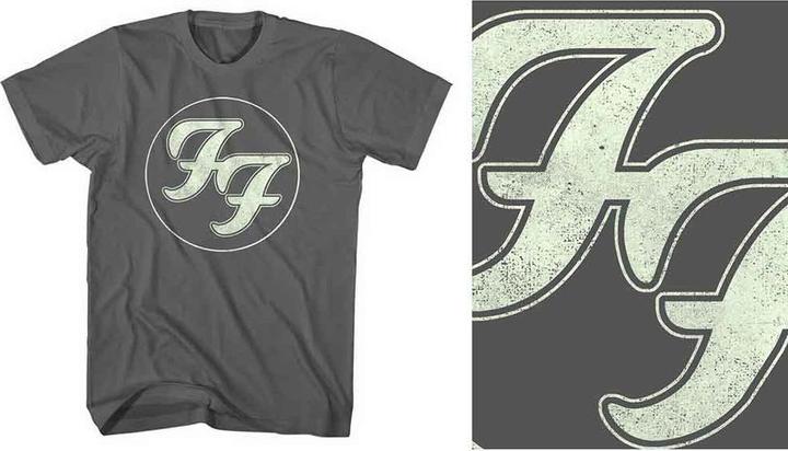 Actual product image Foo Fighters Gold FF Logo (M)