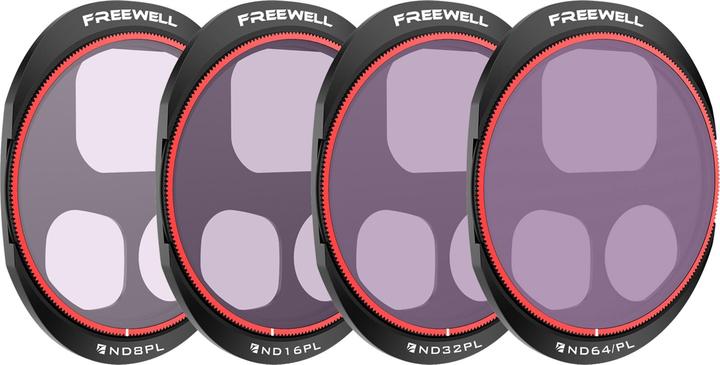 Actual product image Freewell Mavic 4 Pro Split ND/PL Filters Bright Day - 4 Pack (Drone filters, Dji Mavic 4 Pro)