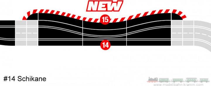 Produktbild Carrera 124/132 Schikane Digital