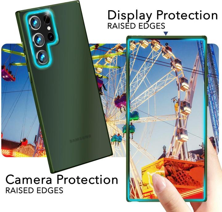 Actual product image Nalia Semi-transparent hybrid cover with protective frame (Samsung Galaxy S24 Ultra)