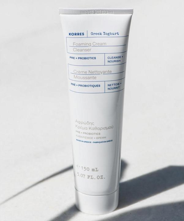 Actual product image Korres Greek Yogurt Foaming Cream Cleanser (Cleansing lotion, 150 ml)