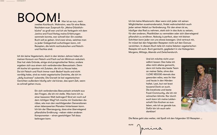 Produktbild I Love Veggie (Deutsch, Tim Gutke, Janina Uhse, Janina and Food, 2021)