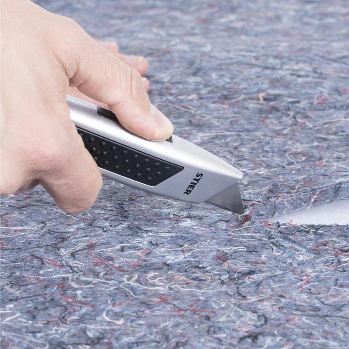 Actual product image Stier Safety cutter knife with automatic blade retraction (Cutters)