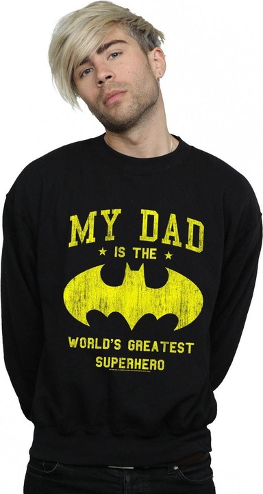 Immagine prodotto Felpa uomo Batman My Dad Is A Superhero in cotone (S)