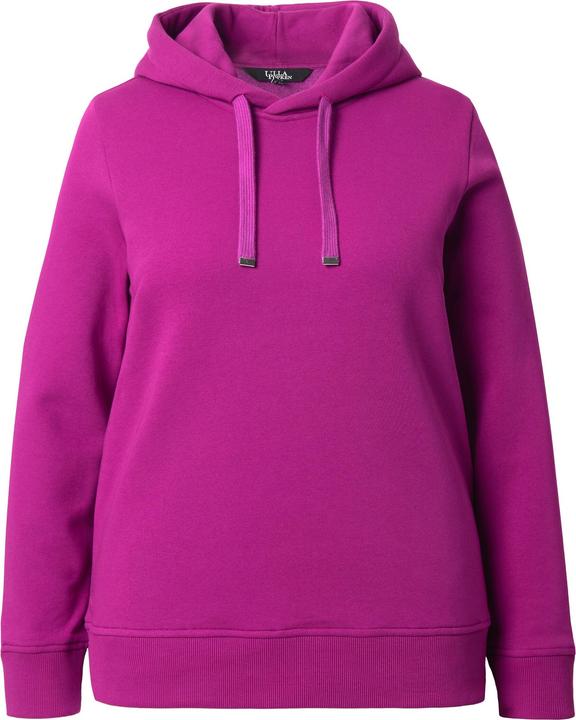 Image du produit Ulla Popken Sweat à capuche et manches longues, bords-côtes (42, 44)
