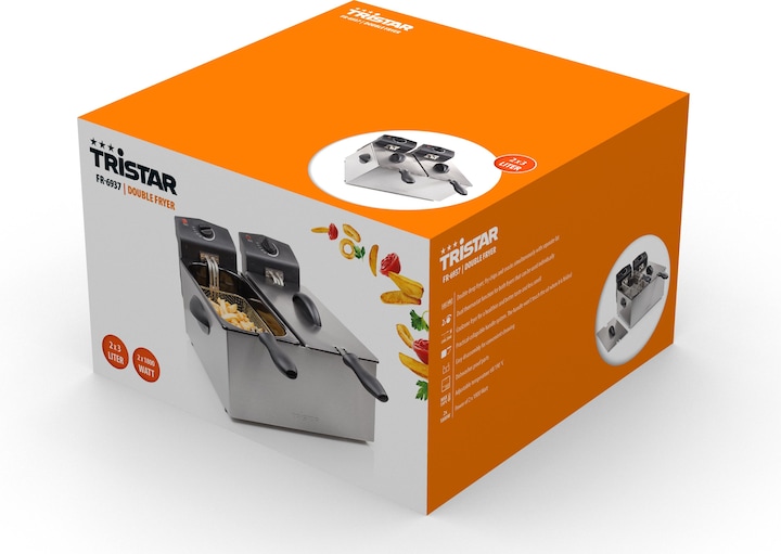 Produktbild Tristar Fritteuse Doppel (EU-Stecker)