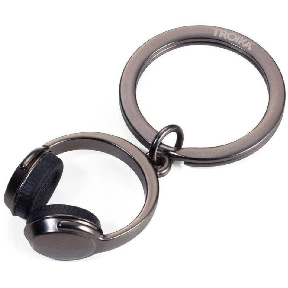 Troika, Uomini, Portachiavi, CUFFIA Porte-clés casque audio, gris, Grigio