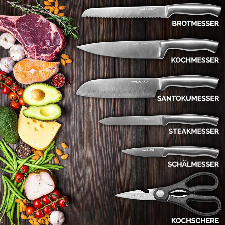 Produktbild Waldland 7-teiliges Messerblockset