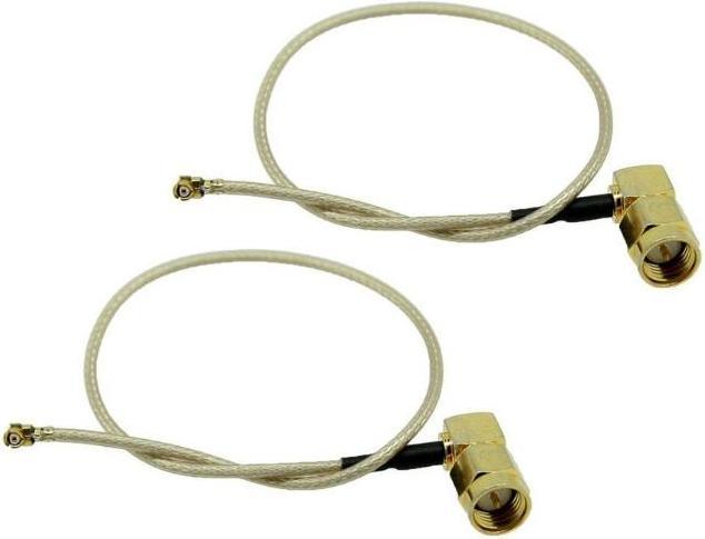 Produktbild Varia 2x Pigtail SMA-Wineklstecker zu U.FL-Stecker, 25 cm
