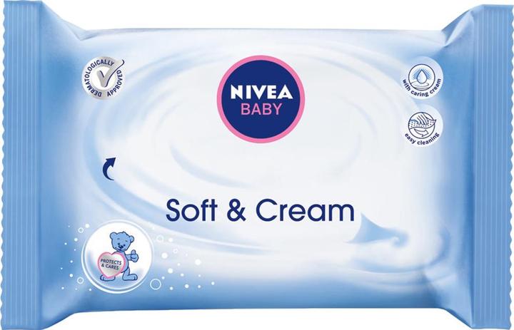 Produktbild NIVEA Soft & Cream Feuchttücher (1 x 57 Stk.)
