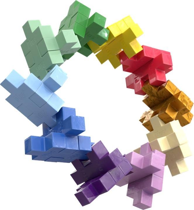 Actual product image Plus-Plus 60 Kreativ Bausteine BIG Farbspektrum