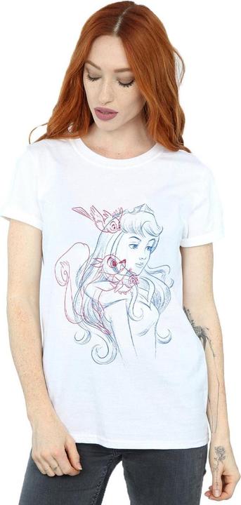 Image du produit Disney - T-shirt AURORA ANIMALS SKETCH - Femme (S)