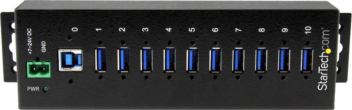 Actual product image StarTech 10 PORT INDUSTRIAL USB 3.0 HUB (USB-B, 10 ports)