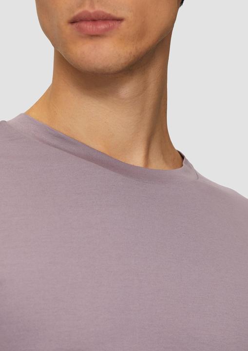 Produktbild S.Oliver T-Shirt Jerseyshirt im Slim Fit aus merzerisierter Baumwolle (M)