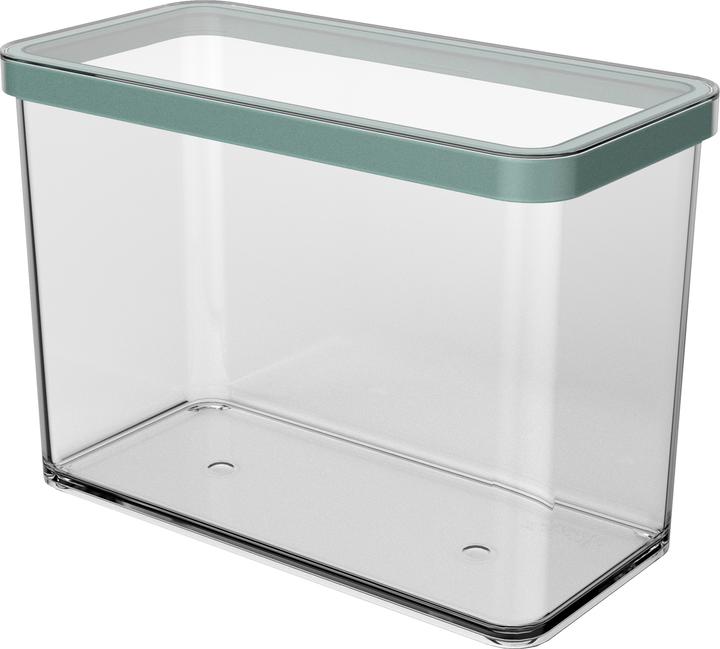 Actual product image Rotho Storage container Premium Loft 2.1 l, Green/Transparent (2.10 l)