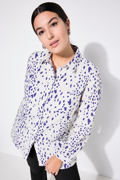Immagine prodotto Studio Untold Hemdbluse, Boxy Shape, Sprenkel-Print (58)
