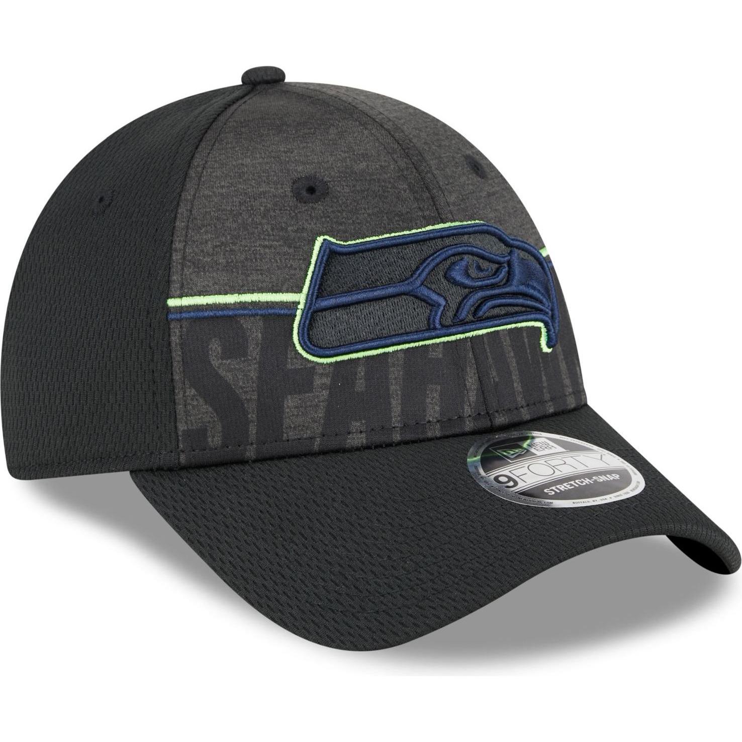 Thumbnail - New Era, Herren, Cap, 9Forty Stretch Training 2023 Seattle Seahawks, Schwarz