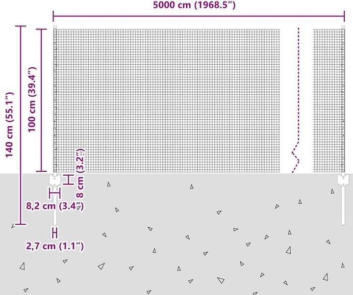 Produktbild vidaXL Aussenbarriere